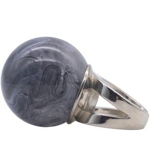 Smoke Small Ball RingJean Paul Gaultier X La Manso Collection. Size 5